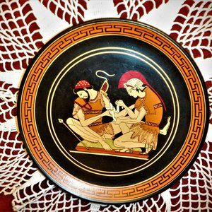 *** Patroclus ***  Hand Painted PLAQUE by D. Vassilopoulos, Greece